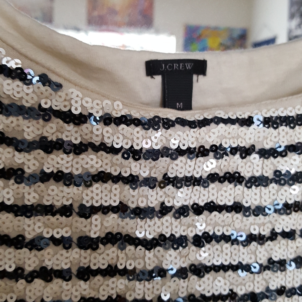 J.Crew Sequin Top. - image 2